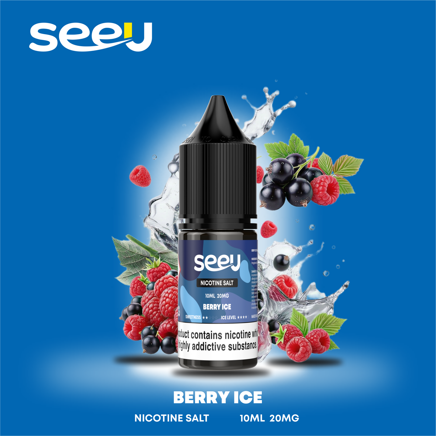 SEEU 10ml Nicotine Salt E-Liquid 20mg