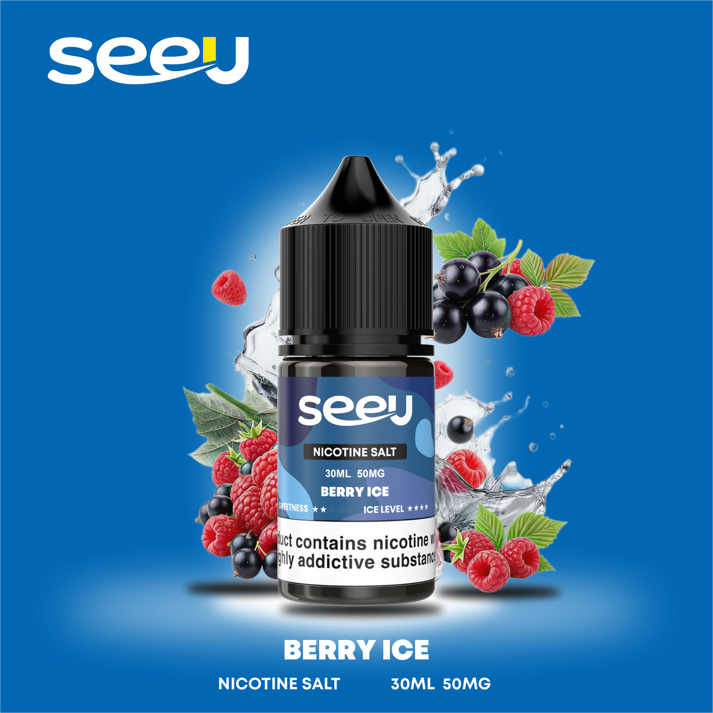 SEEU 30ml Nicotine Salt E-Liquid 50mg