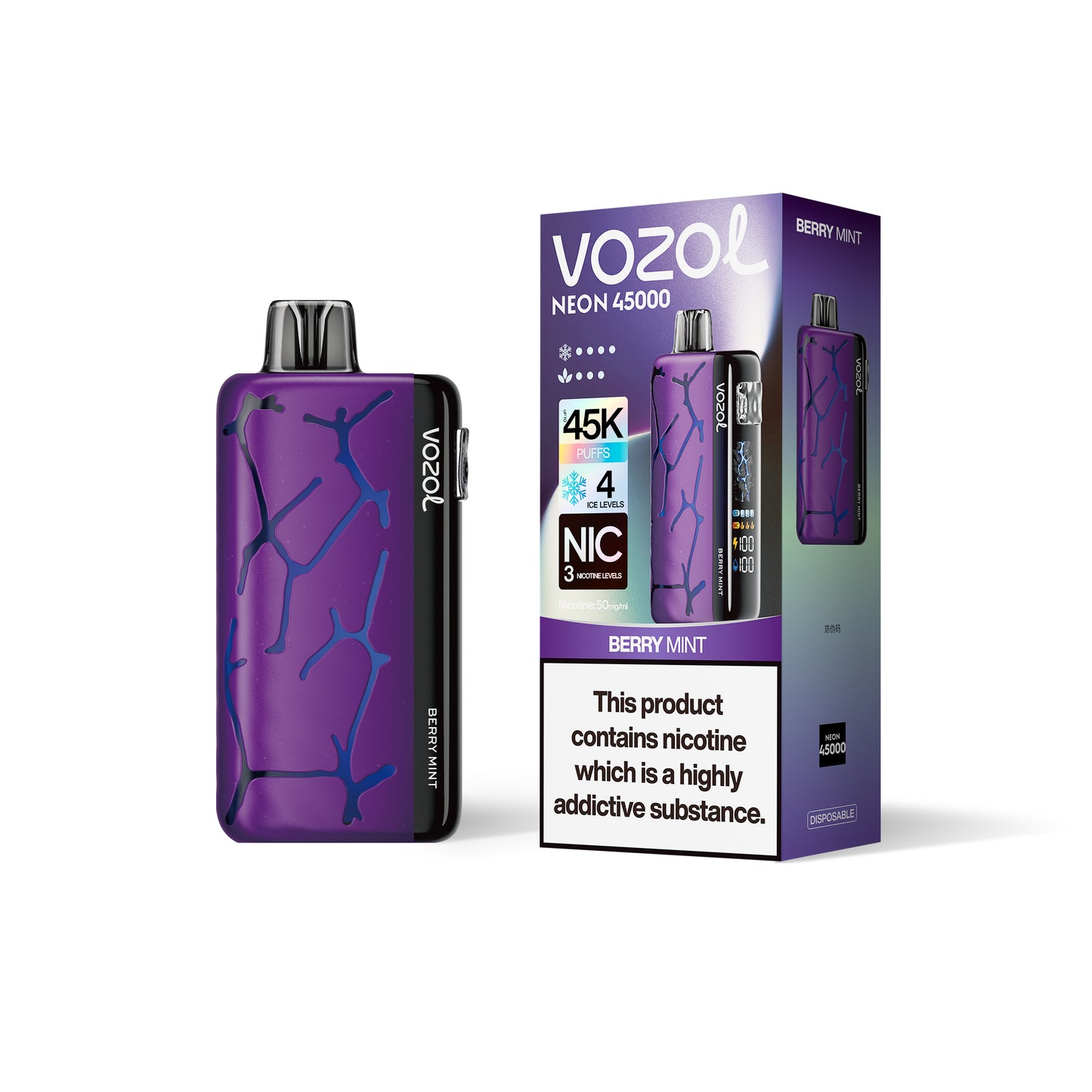 VOZOL Neon  45000 Puffs Disposable vape