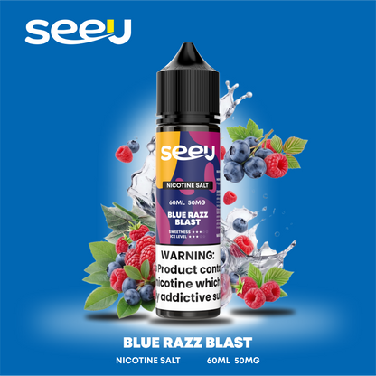 SEEU 60ml Nicotine Salt E-Liquid 50mg