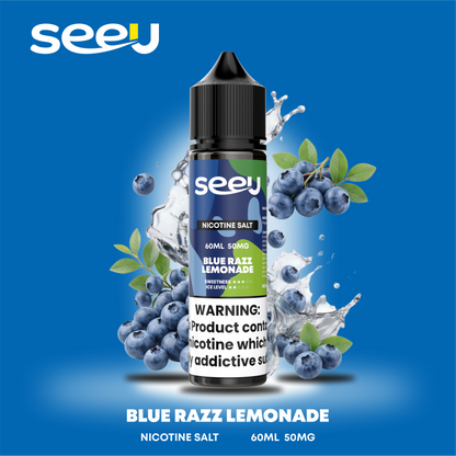 SEEU 60ml Nicotine Salt E-Liquid 50mg
