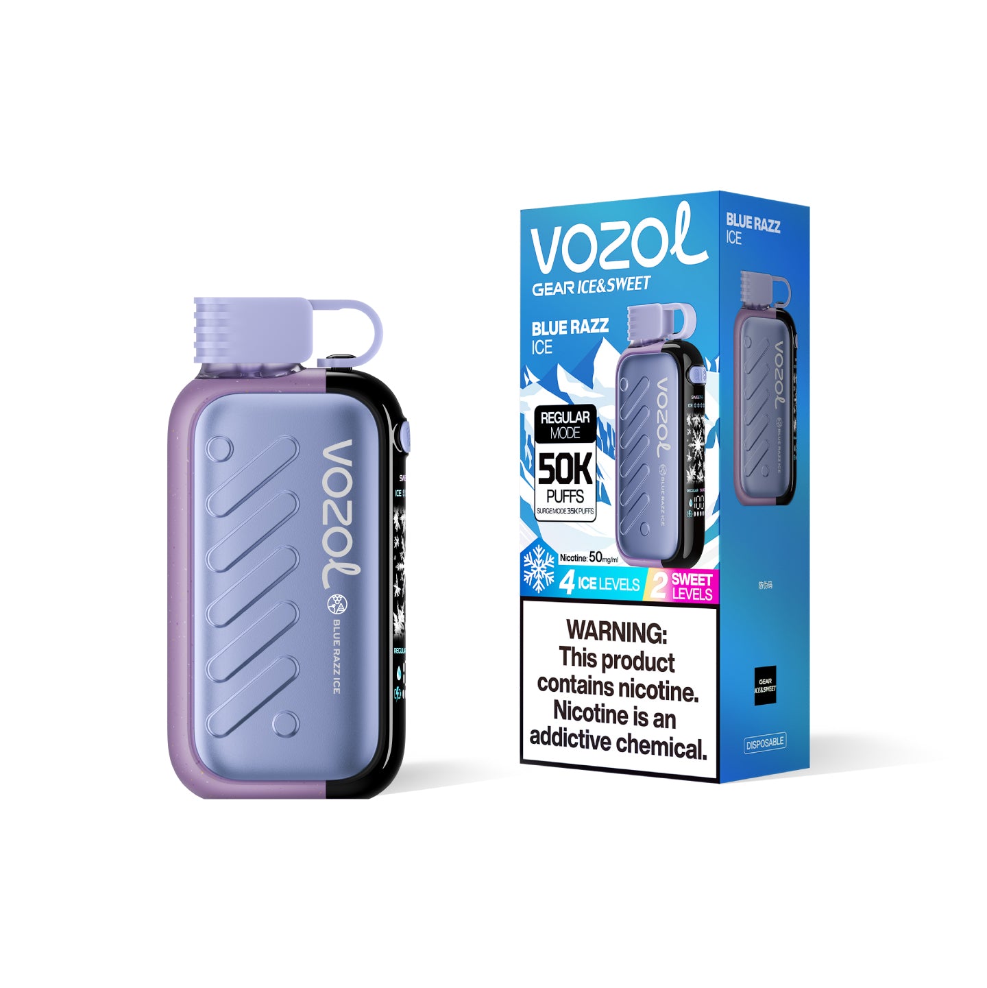 VOZOL Gear Ice & Sweet 50000 Puffs Disposable vape
