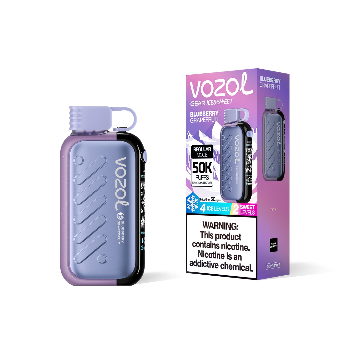 VOZOL Gear Ice & Sweet 50000 Puffs Disposable vape
