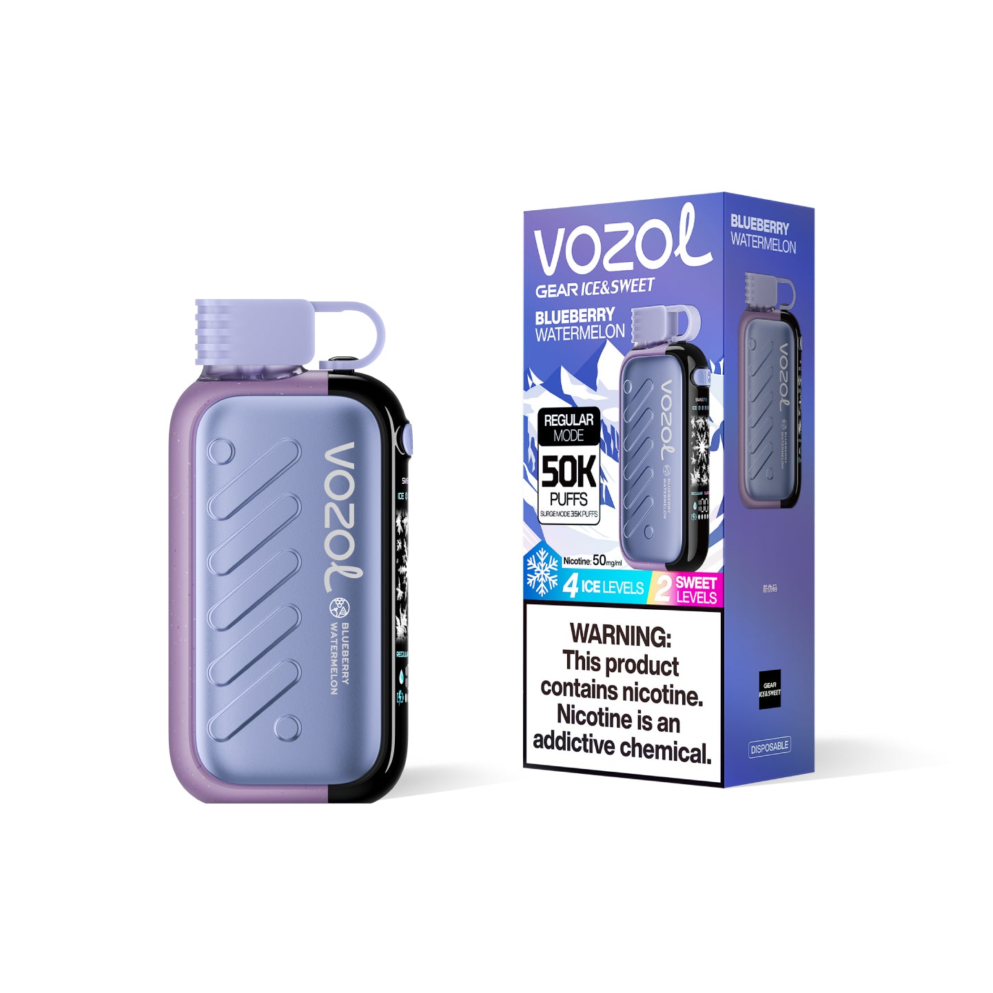 VOZOL Gear Ice & Sweet 50000 Puffs Disposable vape