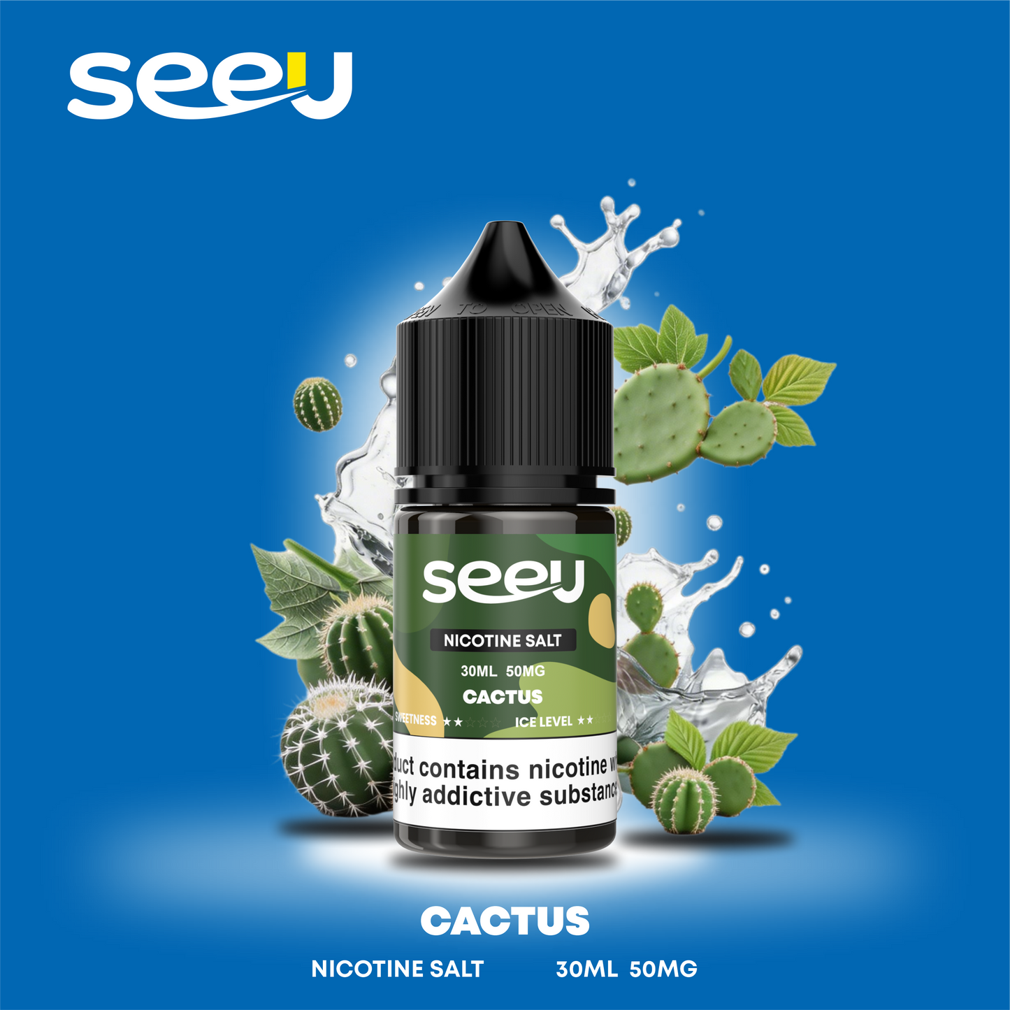 SEEU 30ml Nicotine Salt E-Liquid 50mg
