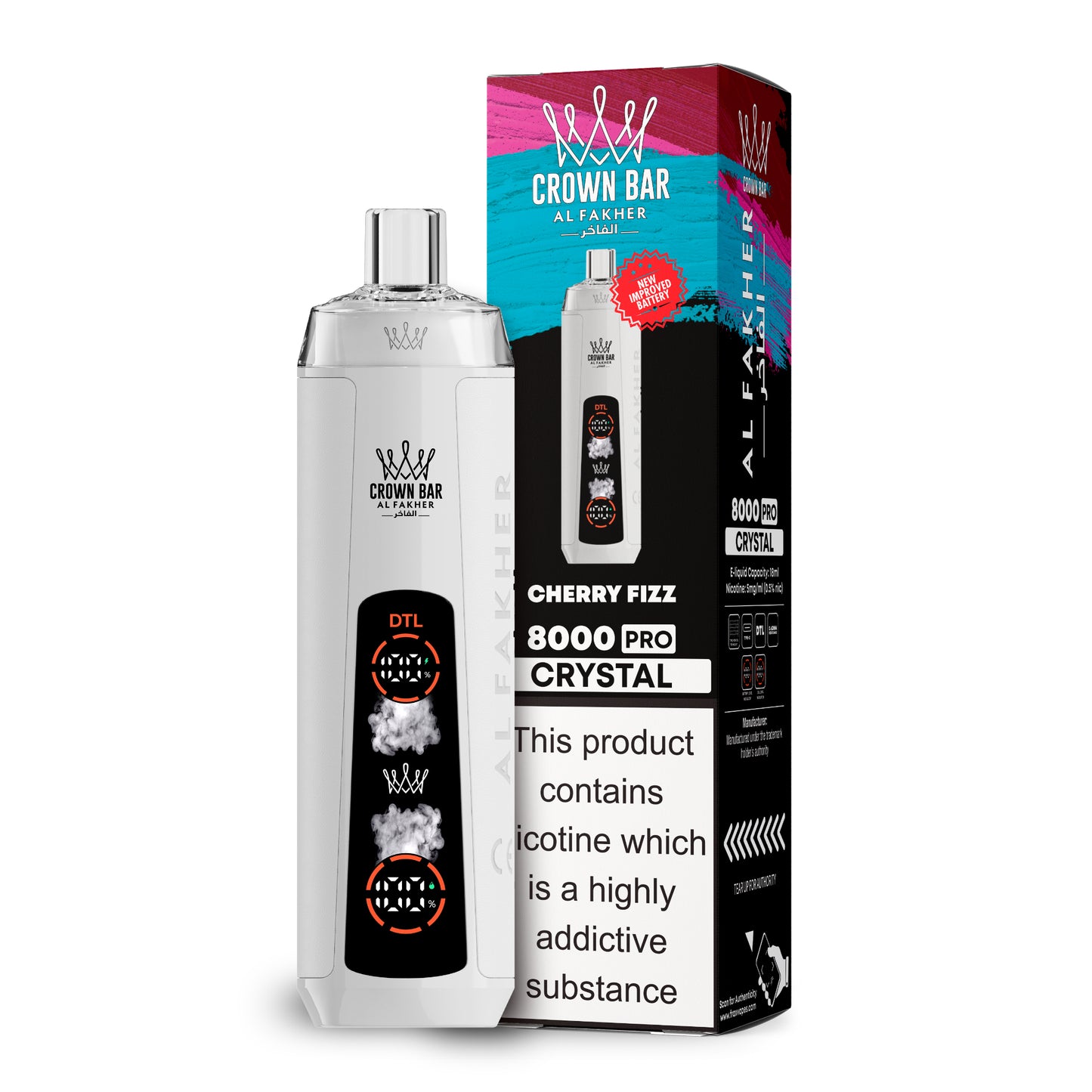 AI FAKHER 8K Crystal Pro Disposable Vape