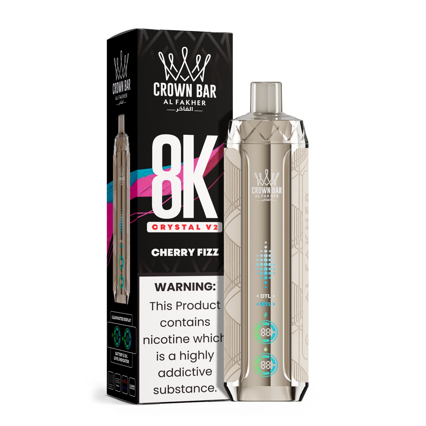 AI FAKHER 8K Crystal  V2 Disposable Vape