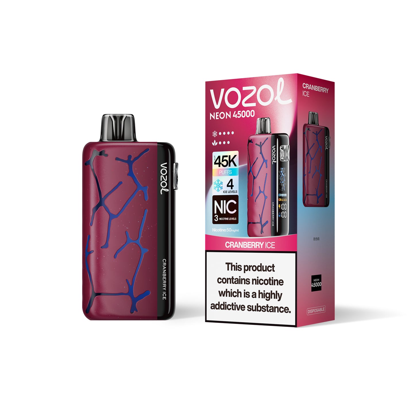 VOZOL Neon  45000 Puffs Disposable vape