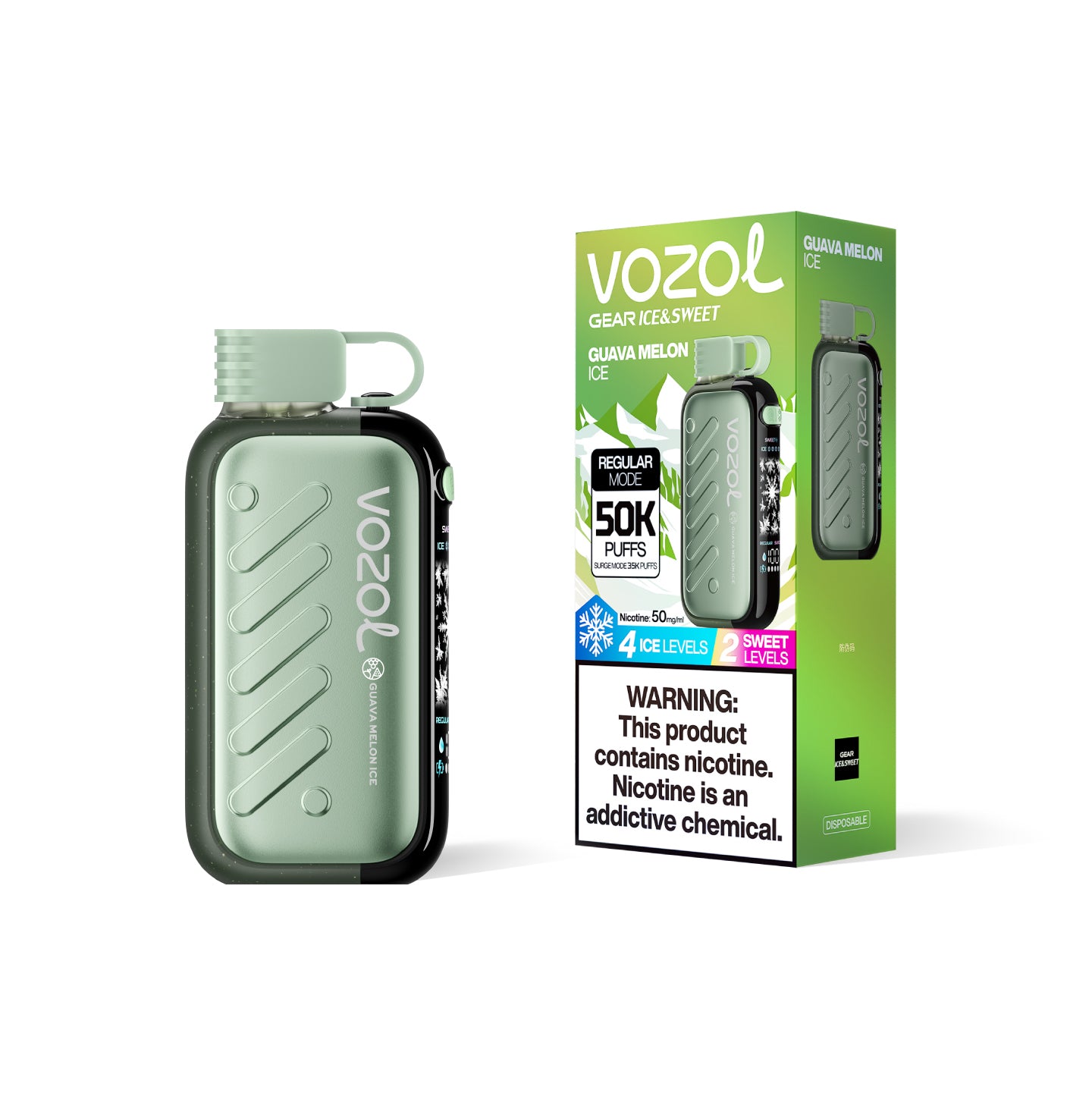 VOZOL Gear Ice & Sweet 50000 Puffs Disposable vape