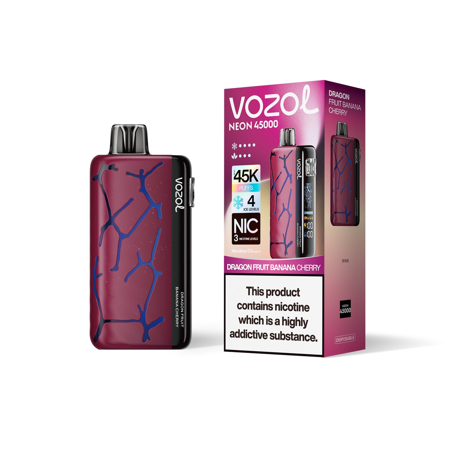 VOZOL Neon  45000 Puffs Disposable vape