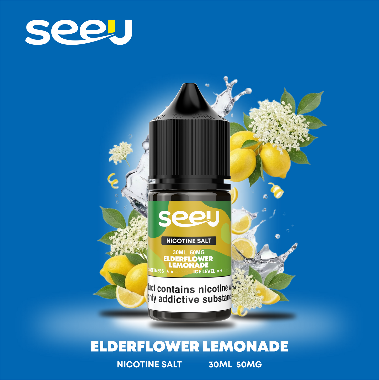 SEEU 30ml Nicotine Salt E-Liquid 50mg