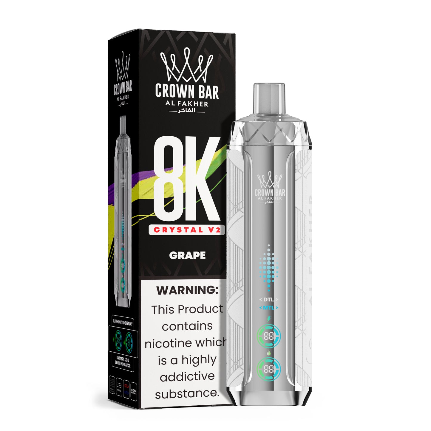 AI FAKHER 8K Crystal  V2 Disposable Vape
