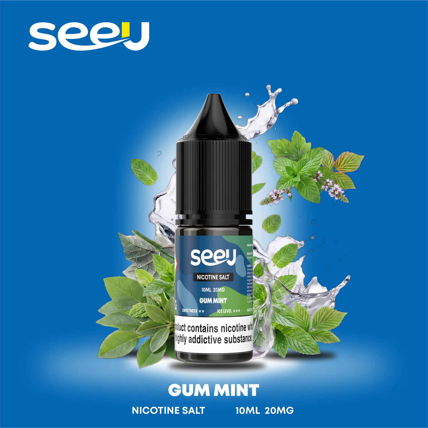 SEEU 10ml Nicotine Salt E-Liquid 20mg