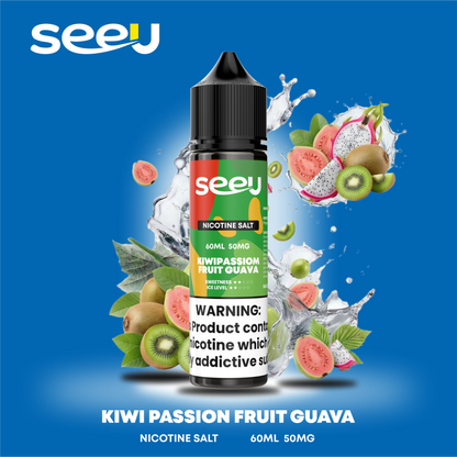 SEEU 60ml Nicotine Salt E-Liquid 50mg