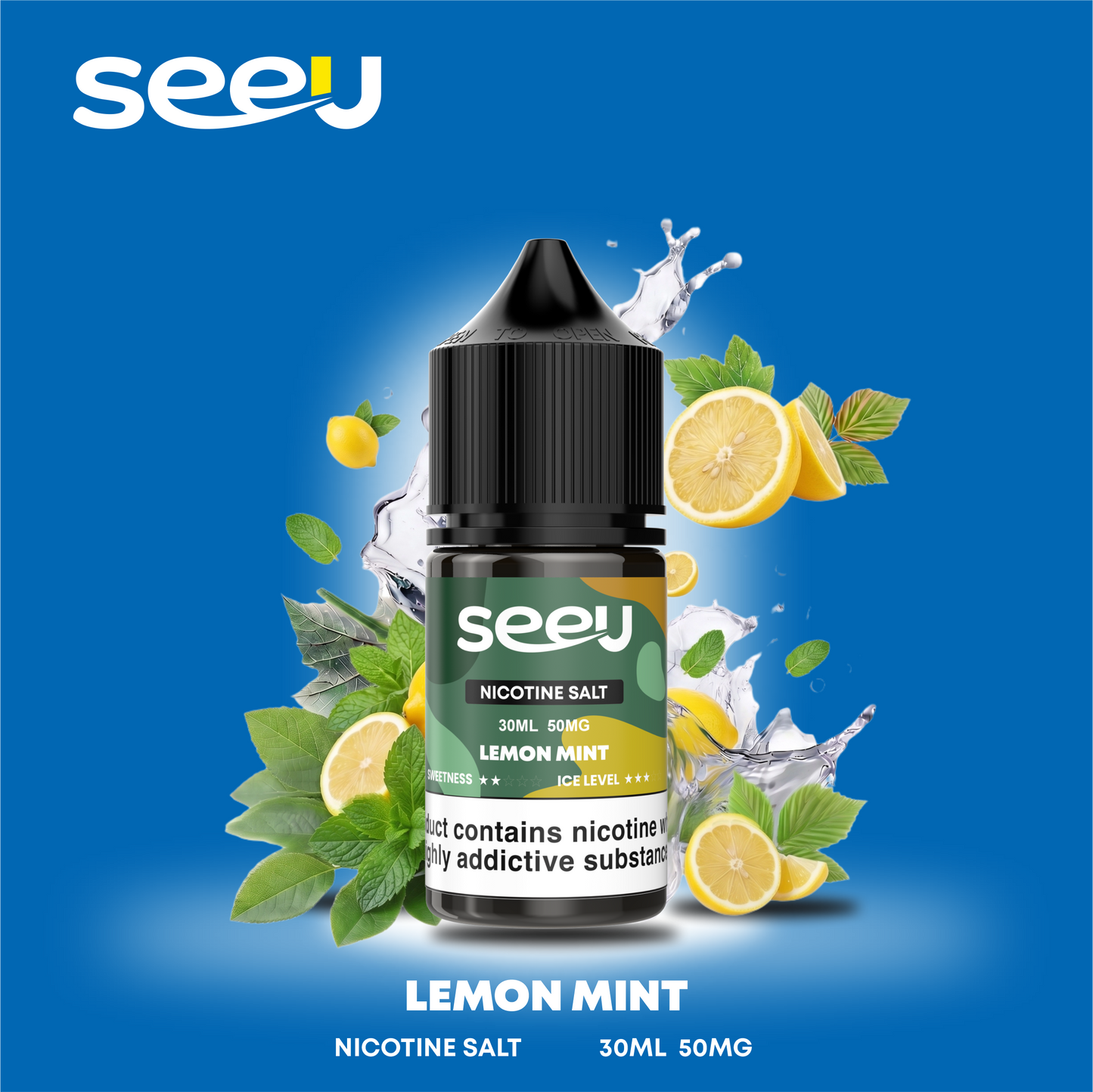 SEEU 30ml Nicotine Salt E-Liquid 50mg