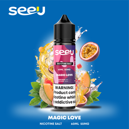 SEEU 60ml Nicotine Salt E-Liquid 50mg