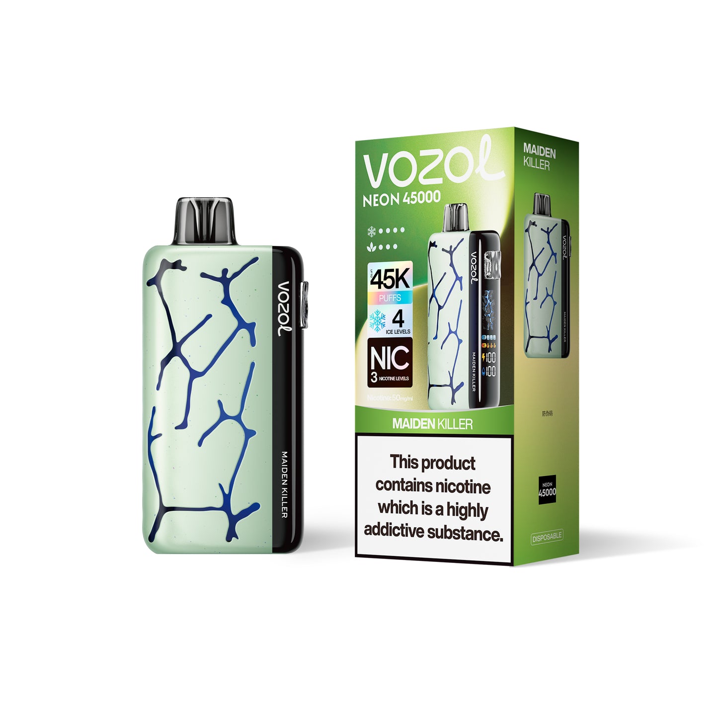 VOZOL Neon  45000 Puffs Disposable vape