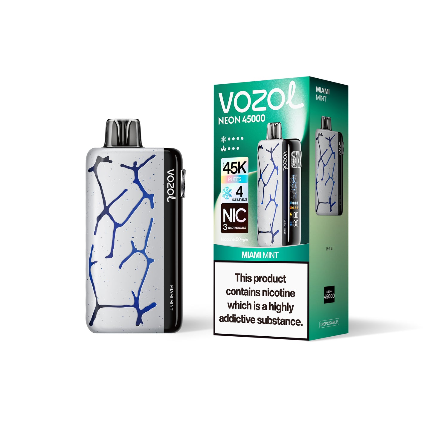 VOZOL Neon  45000 Puffs Disposable vape