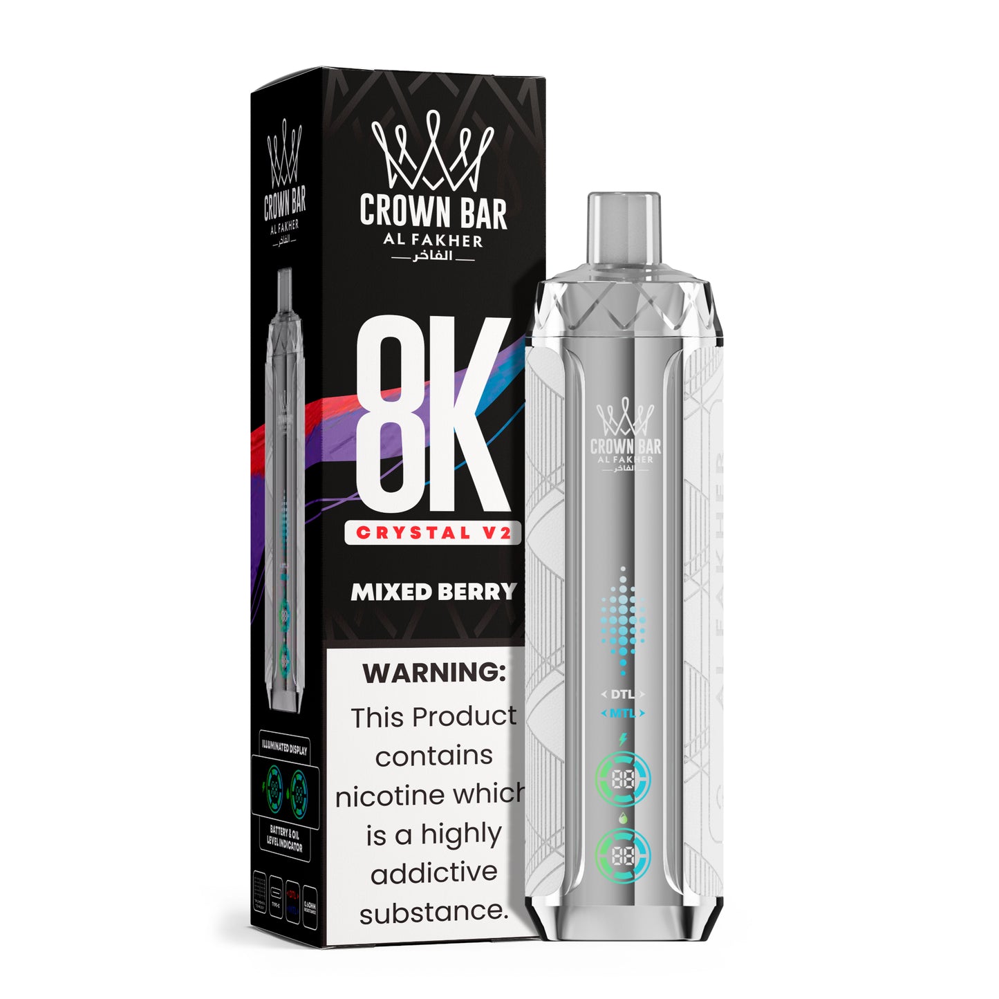 AI FAKHER 8K Crystal  V2 Disposable Vape