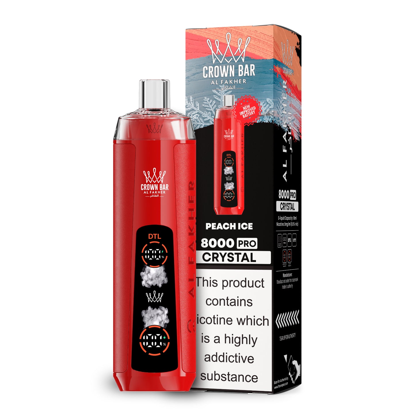 AI FAKHER 8K Crystal Pro Disposable Vape