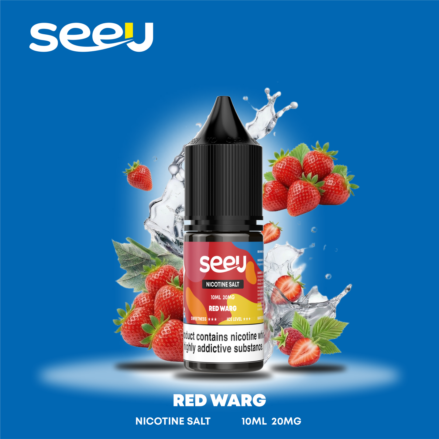 SEEU 10ml Nicotine Salt E-Liquid 20mg