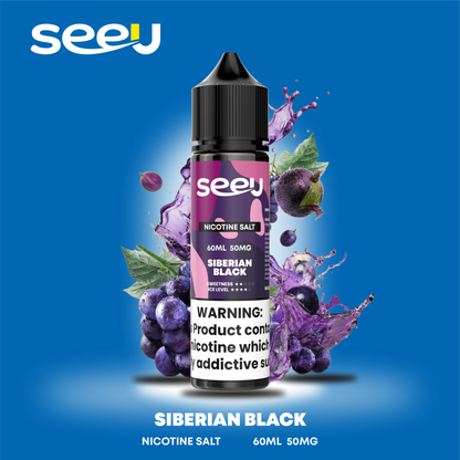 SEEU 60ml Nicotine Salt E-Liquid 50mg