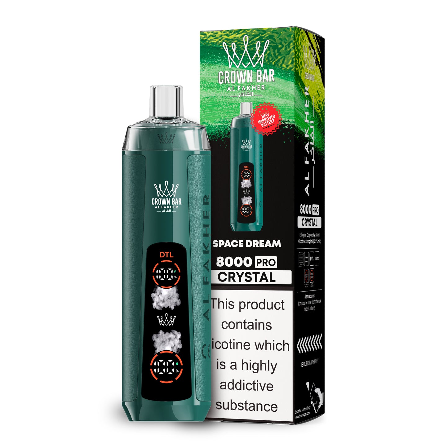 AI FAKHER 8K Crystal Pro Disposable Vape
