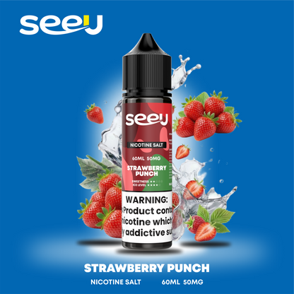 SEEU 60ml Nicotine Salt E-Liquid 50mg