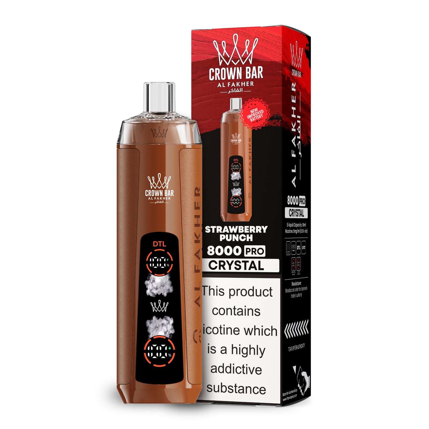 AI FAKHER 8K Crystal Pro Disposable Vape