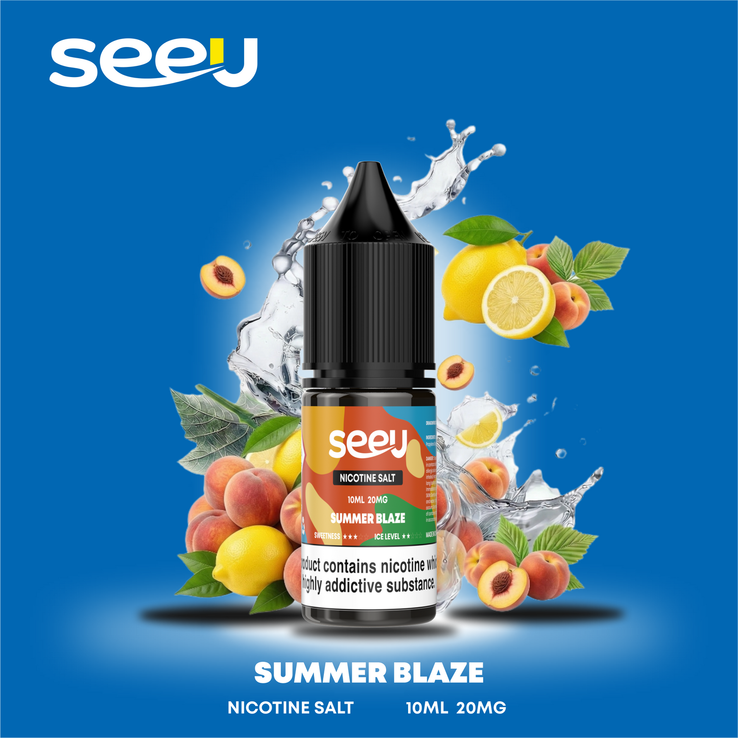 SEEU 10ml Nicotine Salt E-Liquid 20mg