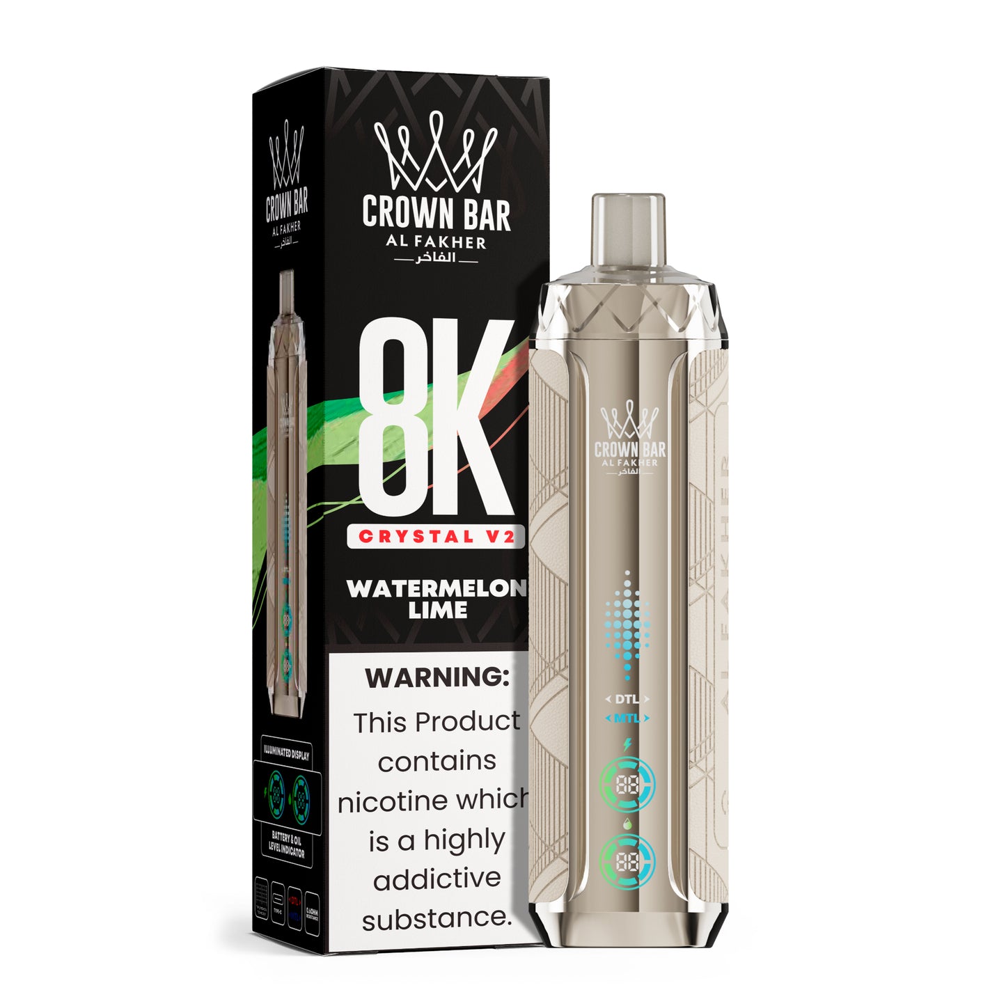 AI FAKHER 8K Crystal  V2 Disposable Vape