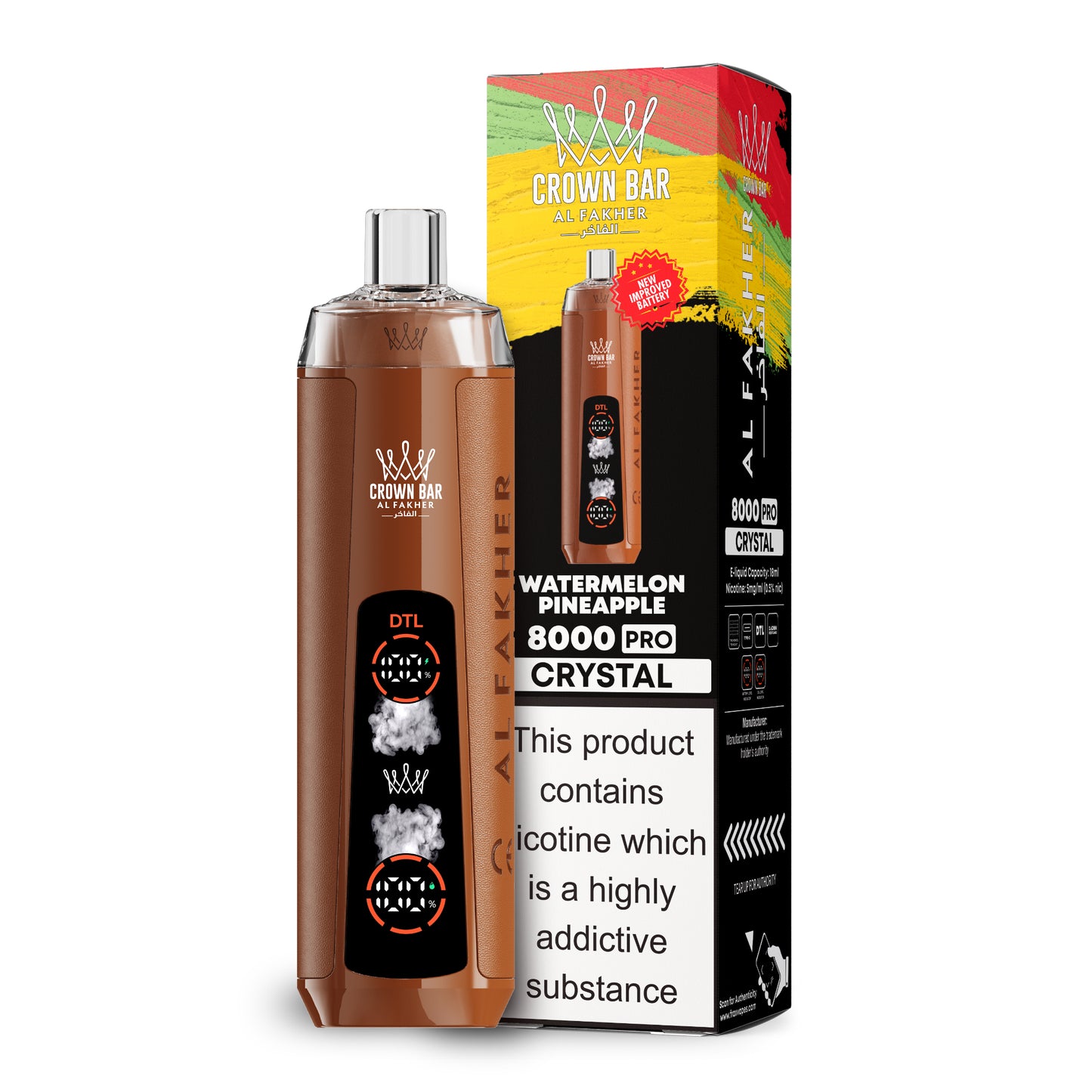 AI FAKHER 8K Crystal Pro Disposable Vape