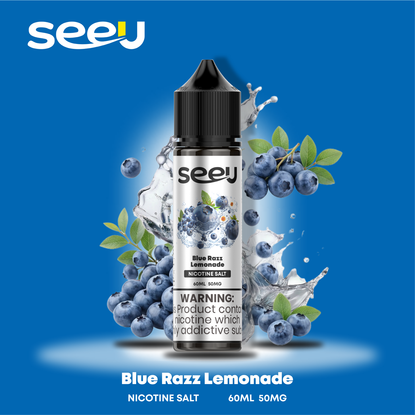 SEEU 60ml Nicotine Salt E-Liquid 50mg