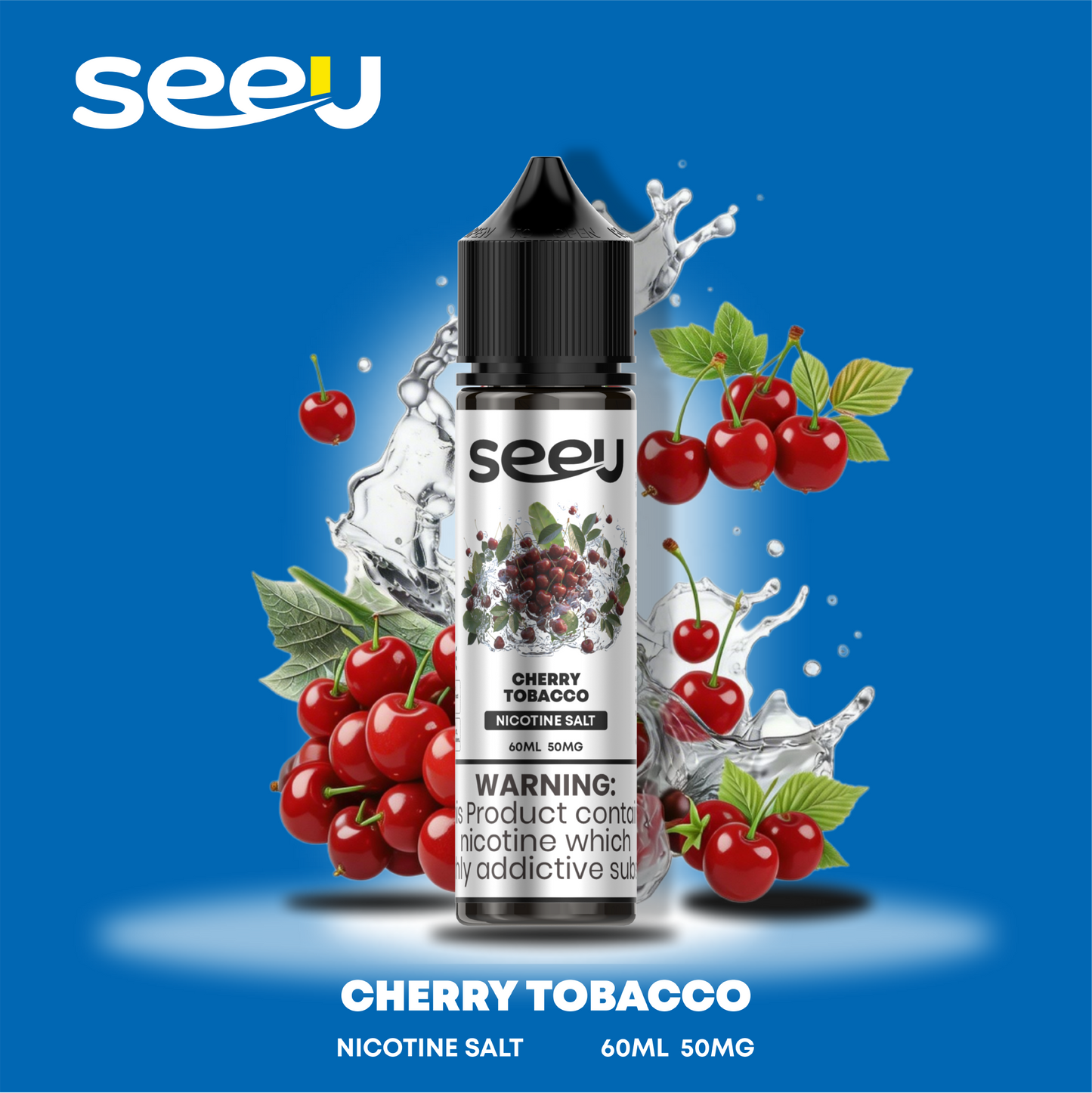SEEU 60ml Nicotine Salt E-Liquid 50mg